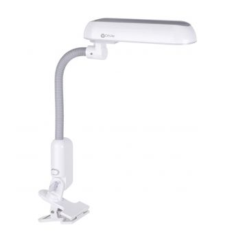 13w Flexible Clip on White Desk Lamp