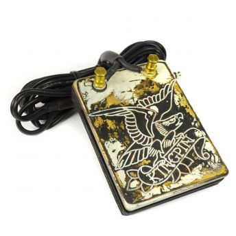 Custom Engraved Brass Eagle Foot Switch