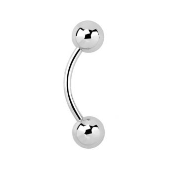 Stainless Curved Barbells 1.2mm
